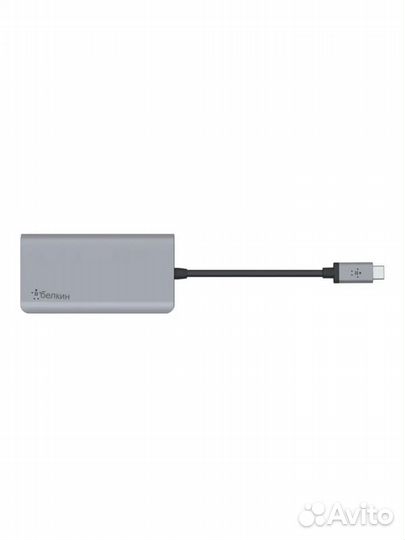 Адаптер belkin Connect USB-C 4-in-1 Multiport