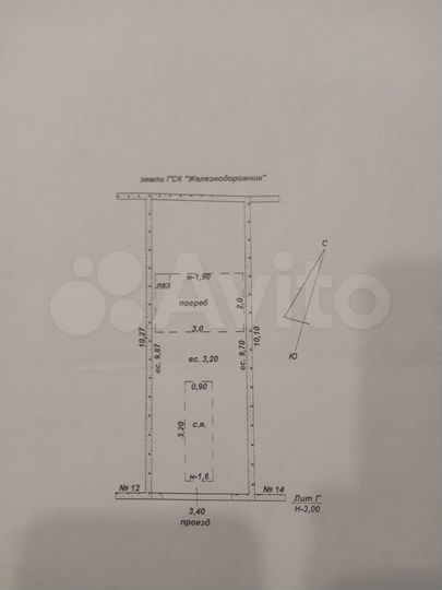 Гараж, > 30 м²