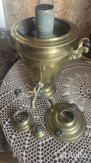 Самовар на дровах старинный