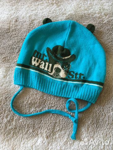 Шапка демисезонная детская, 46-48 размер