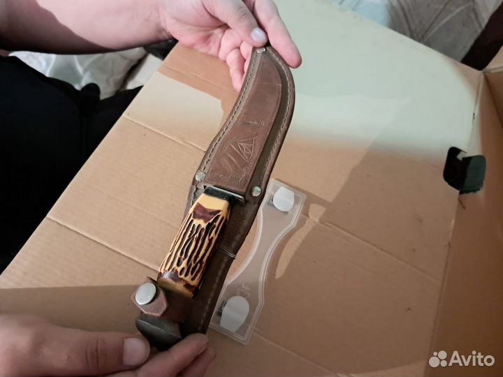 Нож якутский охотничий