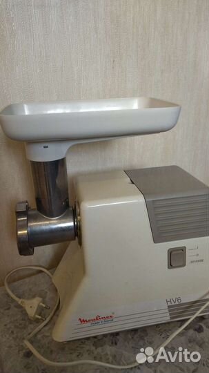 Мясорубка электрическая moulinex HV 6