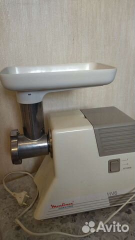 Мясорубка электрическая moulinex HV 6