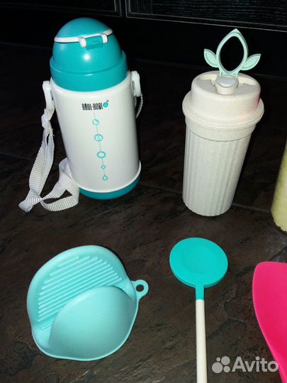 Кухонная утварь, термос детский, ланчбокс, ситячко