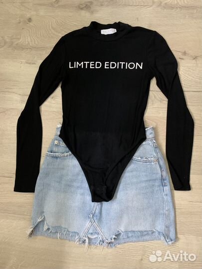 Боди с длинным рукавом