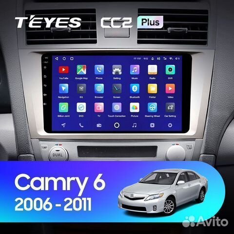 Магнитола Toyota Camry 40 v40 Teyes CC2 Plus 4/32