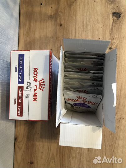 Royal Canin sterilised+instinctive набор 20 шт
