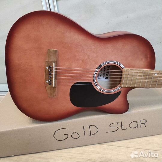 Гитара новая акустическая с широким грифом