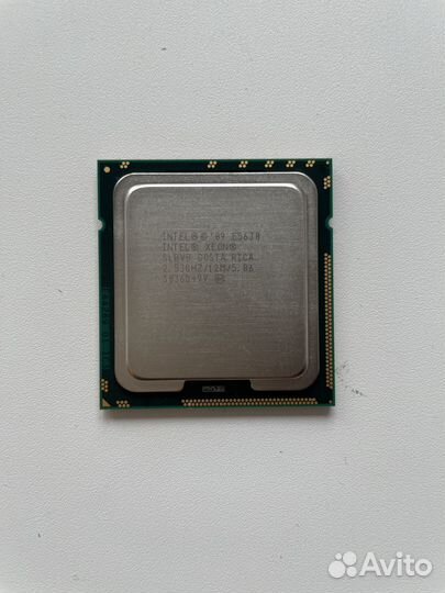 Процессор xeon e5630