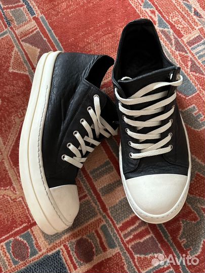 Rick owens ramones рамоны mainline кеды размер 43
