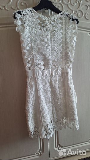 Платье мини шитье летнее