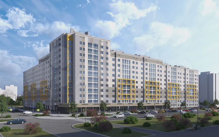 2-к. квартира, 65,1 м², 9/10 эт.