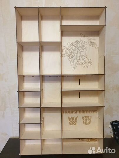 Стеллаж полка для игрушек трансформеров