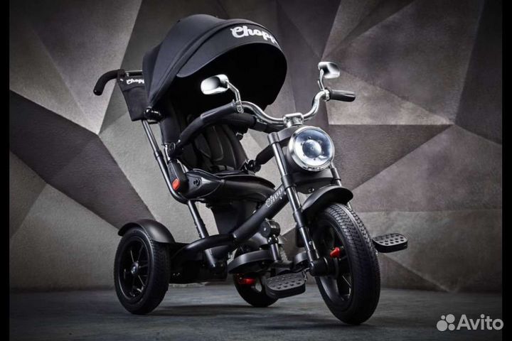 Детский велосипед 3кол chopper trike 12/10 Черный