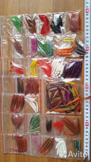 Силиконовые приманки для микроджига