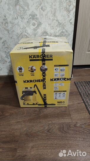 Строительный пылесос Karcher WD 3 V-17/4/20