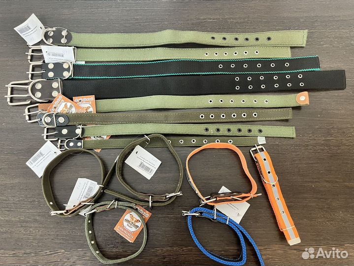 Поводки и ошейники для собак