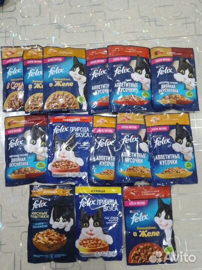 Корм для кошек Феликс