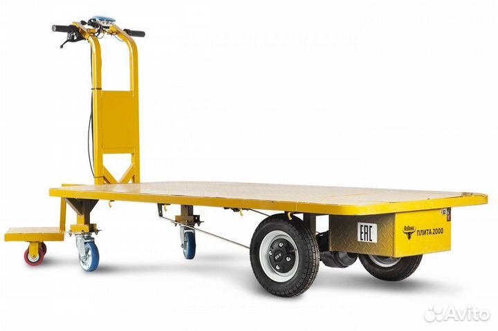 Платформенная тележка электрическая RuTrike плита