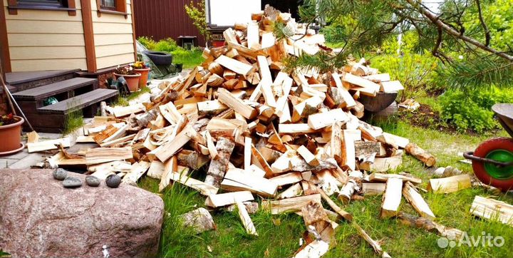 Дрова любые сухие в укладку качественные