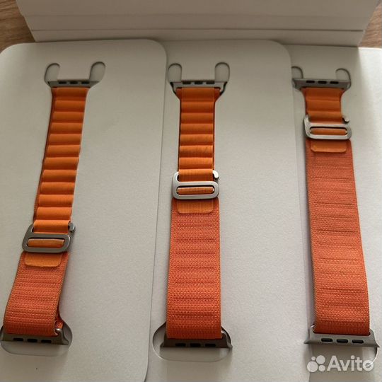 Оригинальный ремешок Apple watch Ultra Orange