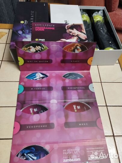 Фитнес-набор Zumba fitness exhilarate c 7 DVD