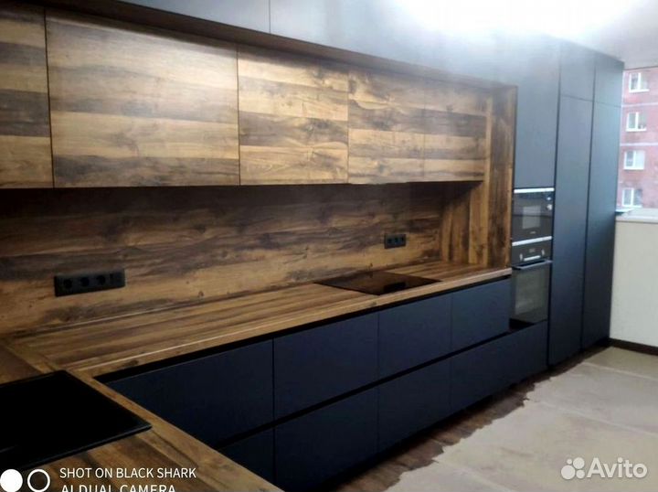 Кухня угловая на заказ.мдф фасады