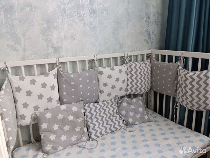 Бортики в детскую кроватку