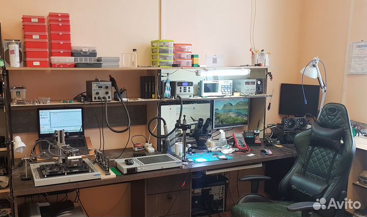 Ремонт видеокарт, ноутбуков, материнских плат