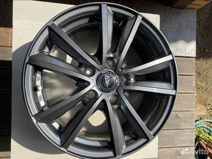 Литые диски графитовые R16 5*114.3