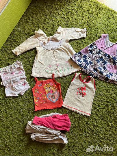 Пакет одежды для девочки 1,5, 2 года