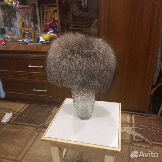 Шапка женская чернобурка