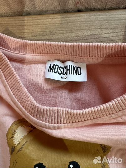 Moschino кофта 116 полоска