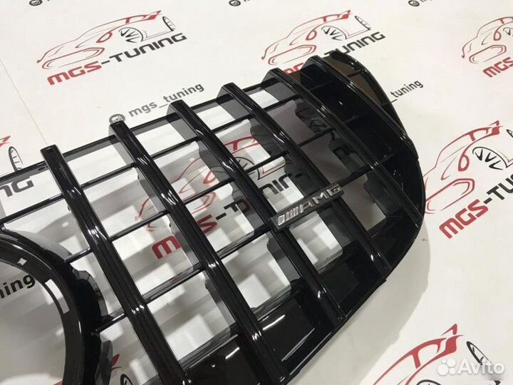 Решетка V-Class GT 14-нв Black Без звезды AMG