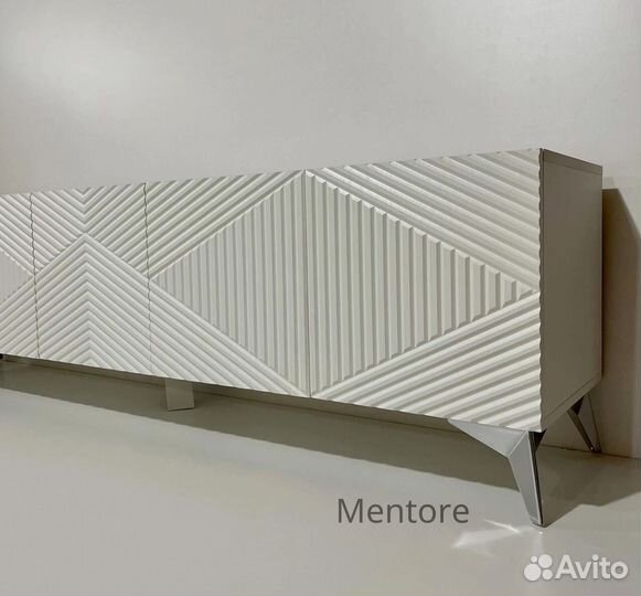 Тумба тв Bravo в белом цвете