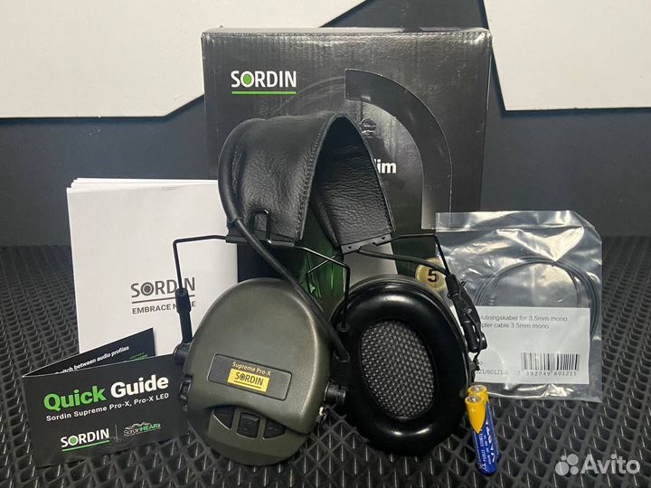 Наушники активные MSA Sordin Supreme Pro-X Slim Le