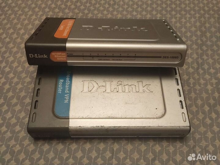 Маршрутизатор D-link DI-804HV / Switch DES-1008D
