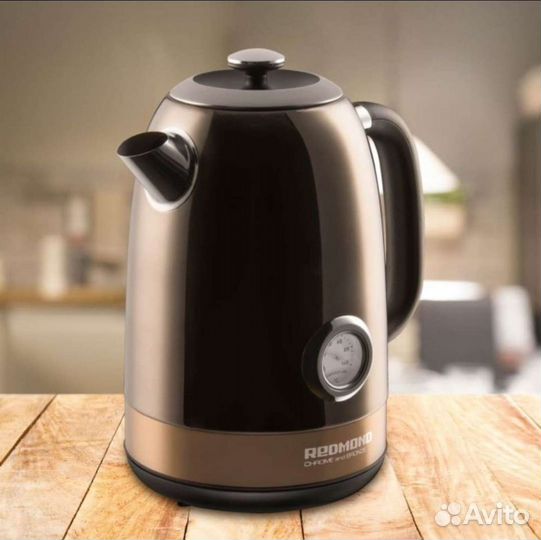 Новый Чайник электрический Redmond 147 термометр