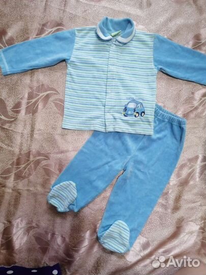 Костюм для мальчика плюшевый, велюровый