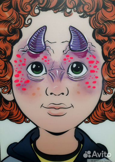 Аквагрим профессиональными красками на праздники