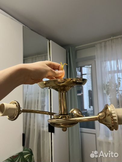 Люстра потолочная бу 3 рожка