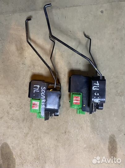 Замок передней левой двери киа рио 3 солярис 1