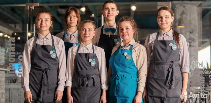 Официант на сезон (с 16 лет)