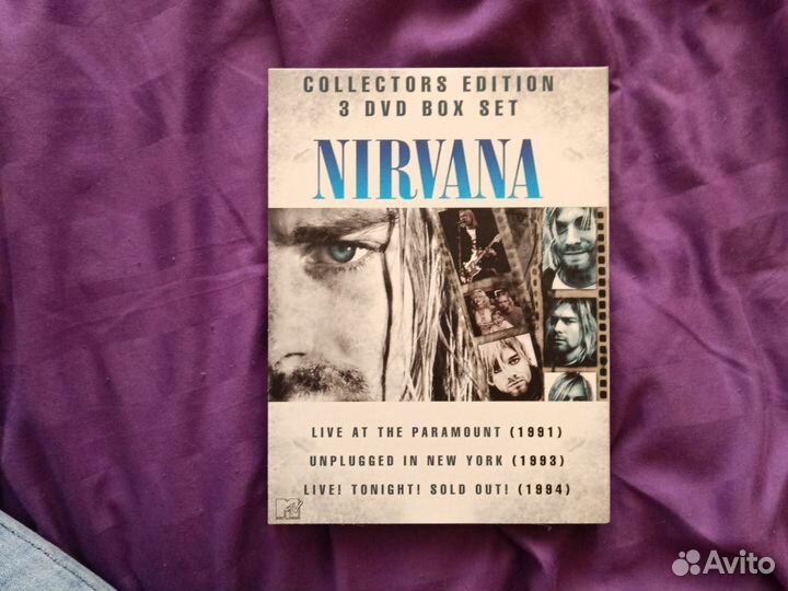 Nirvana 3 dvd box set торг