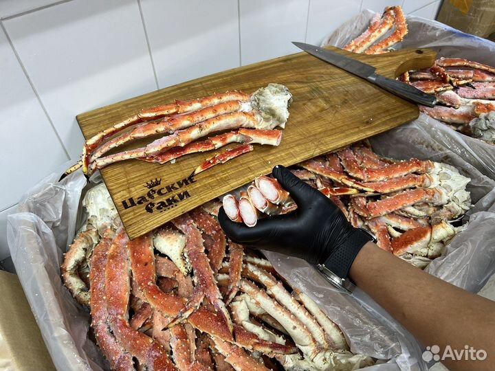 Краб камчатский. свежак