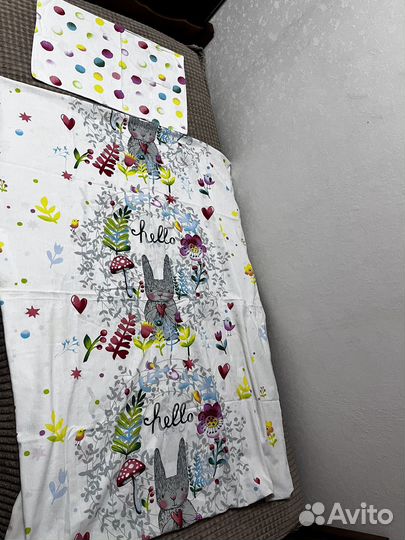 Белье постельное+ подушка, одеяло