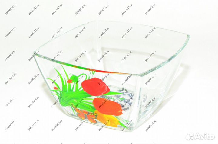 Салатник Токио флора тюльпан/*12/ Ч