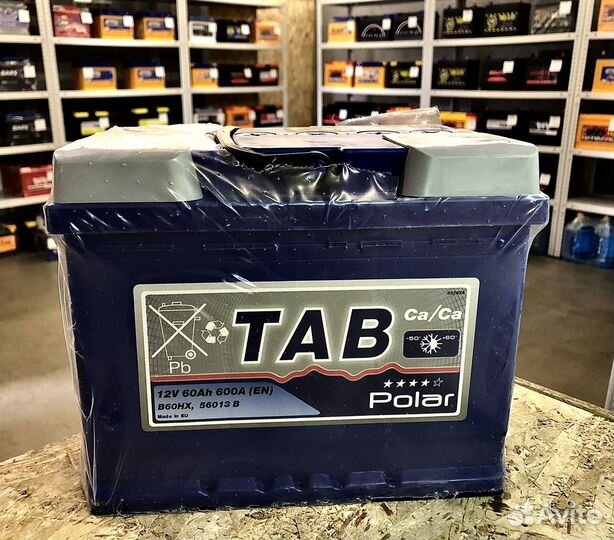 Аккумулятор Tab Polar 60Ah (Прямая полярность)