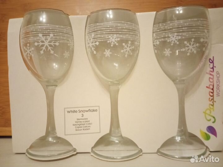 Фужер бокалы Снежинка
