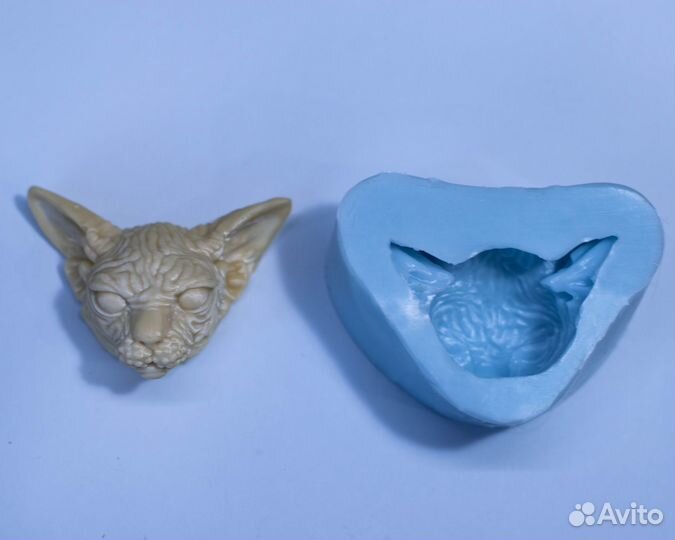 Силиконовый молд лицо 